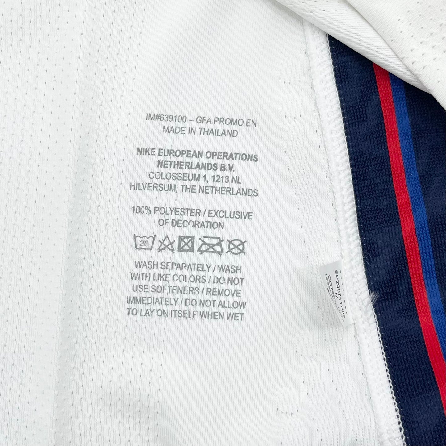 Jack Grealish Match Nike Vaporknit Match Shirt desgastado Inglaterra vs Alemania UEFA Euro 2020