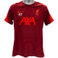 Harvey Elliott treinando camisa Nike Dri-Fit ADV Liverpool FC usada