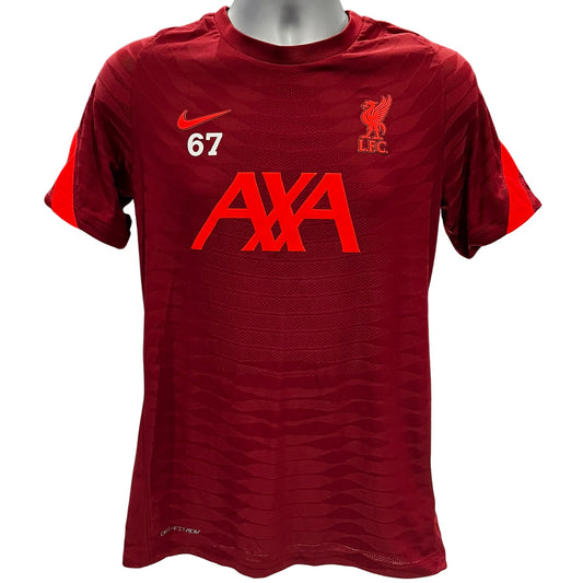 Harvey Elliott Training Worn Nike Dri-Fit ADV Liverpool FC Shirt