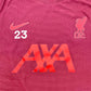 Luis Diaz treina camisa Nike Dri-Fit ADV Liverpool FC usada
