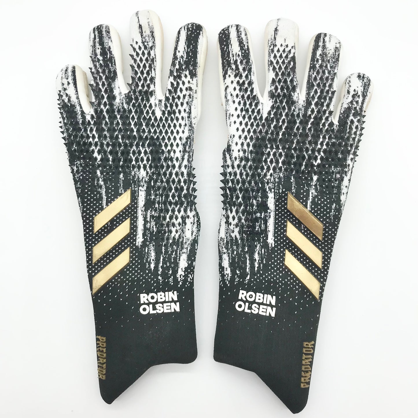 Robin Olsen Match Worn Adidas Predator Pro SMU Goalkeeper Gloves – BC ...